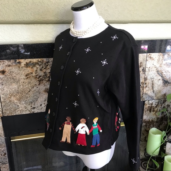 Vintage BECHAMEL Petites Button up Cardigan/Top - Picture 7 of 8